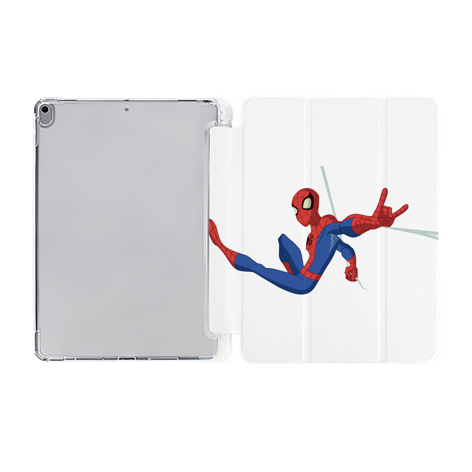 （画像用） アベンジャーズ The Avengers IPad ケース ペン収納付き 三つ折りスタンド PUレザー×シリコン 対応機種9.5/10.5/10.9インチ